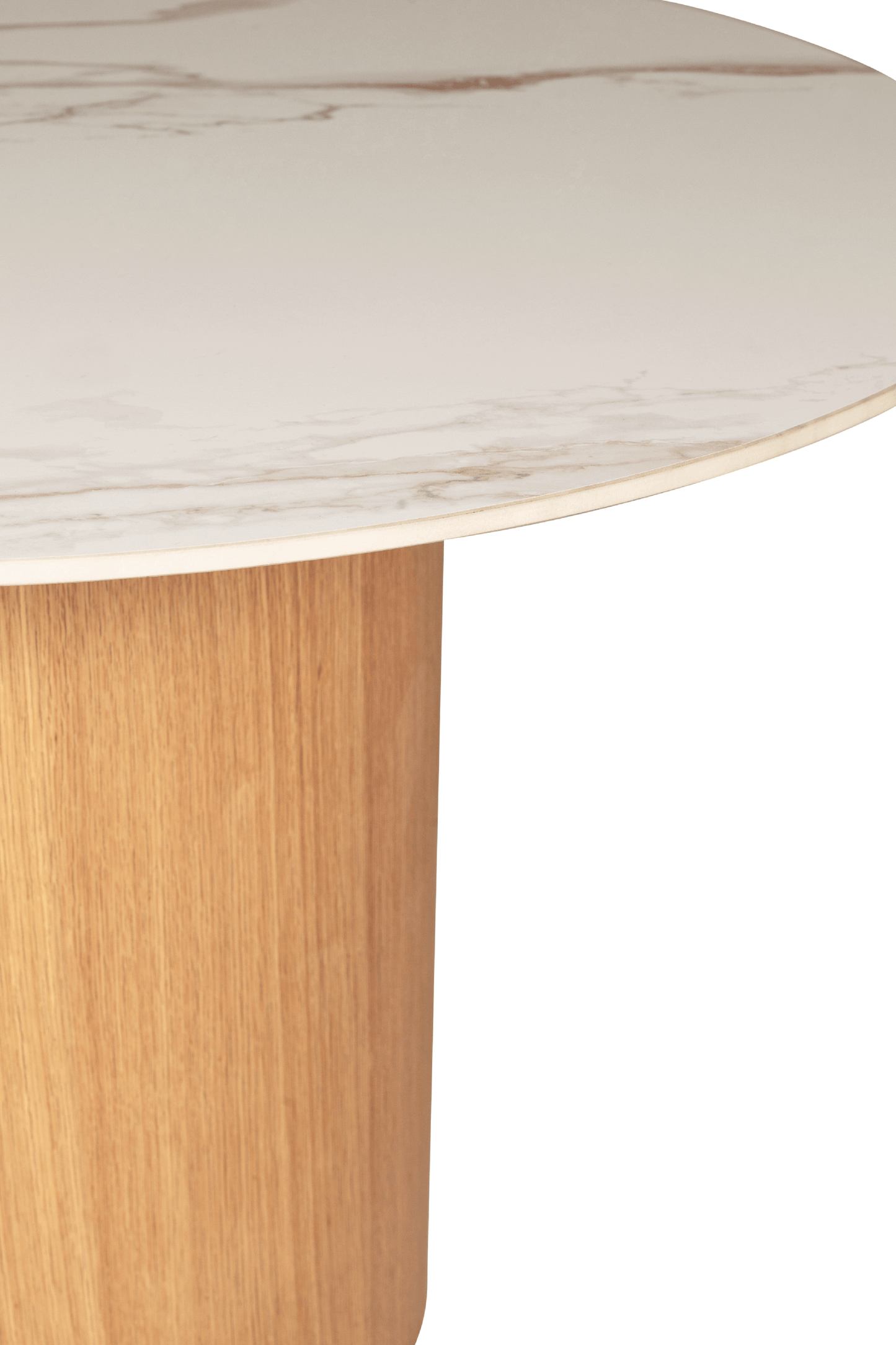 Evie 1200 Round Dining Table - Sand