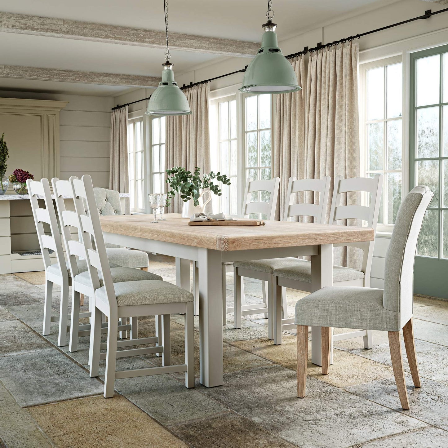 Salcombe Dining Tables - Stone