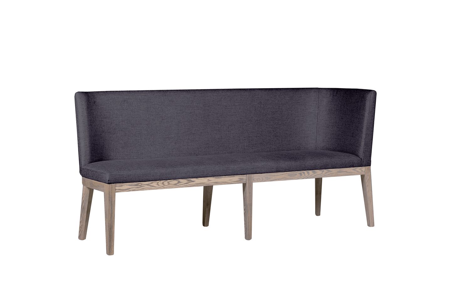 Falun Long Corner Bench - Dark Grey