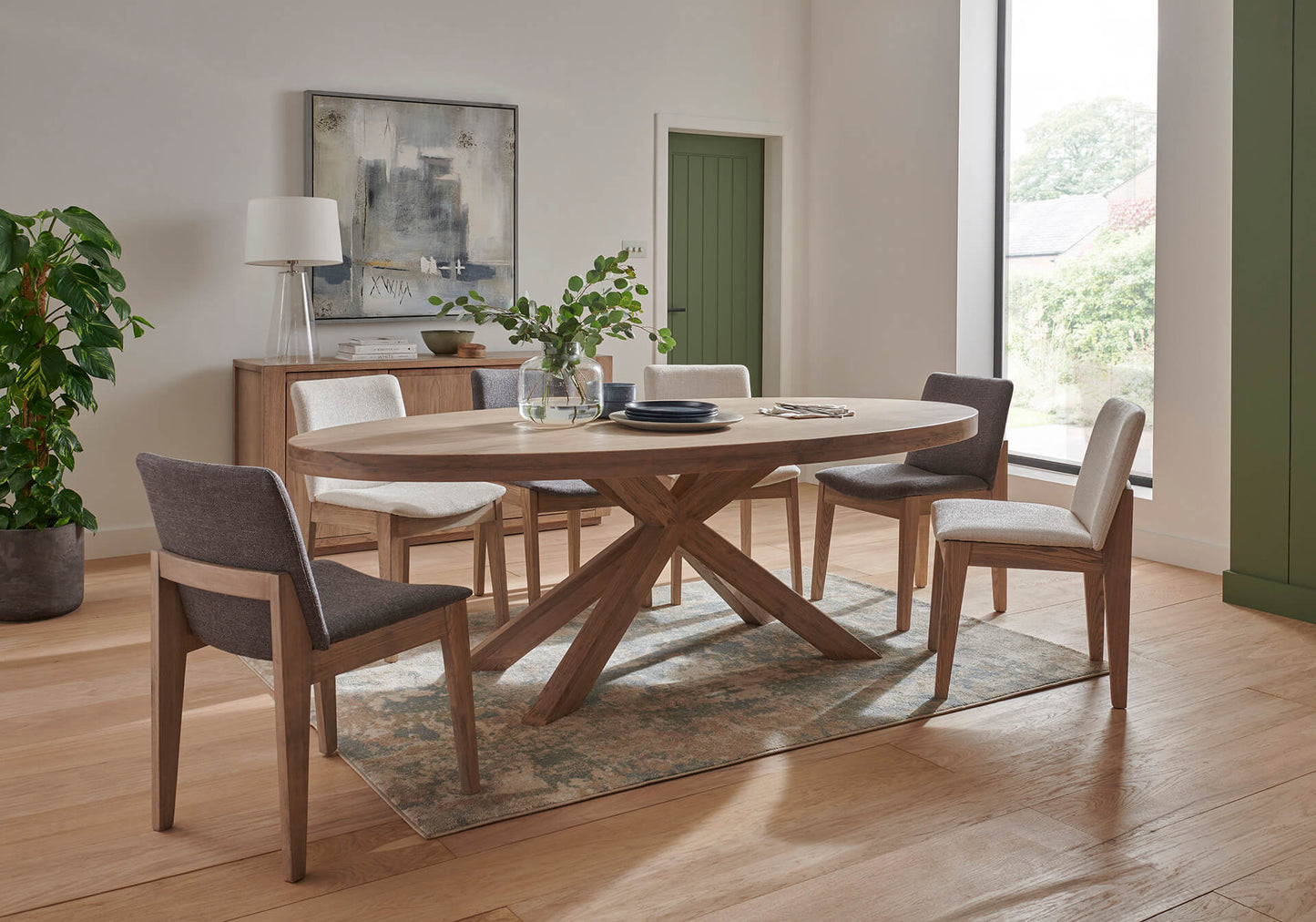 Falun Oval Medium Dining Table - 1900