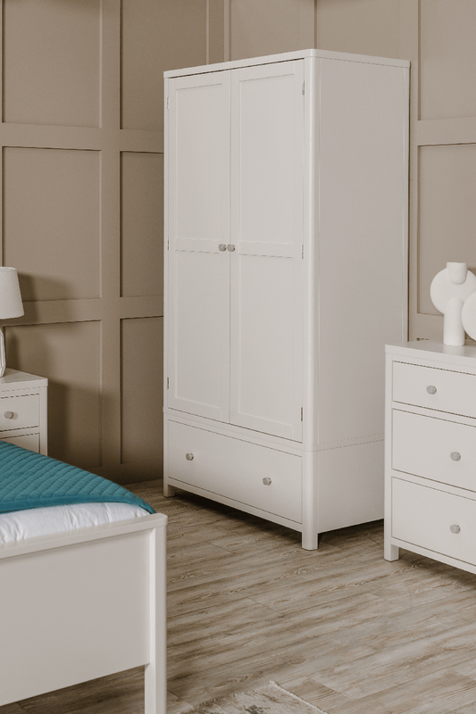 Freya 2 Door Wardrobe - Natural