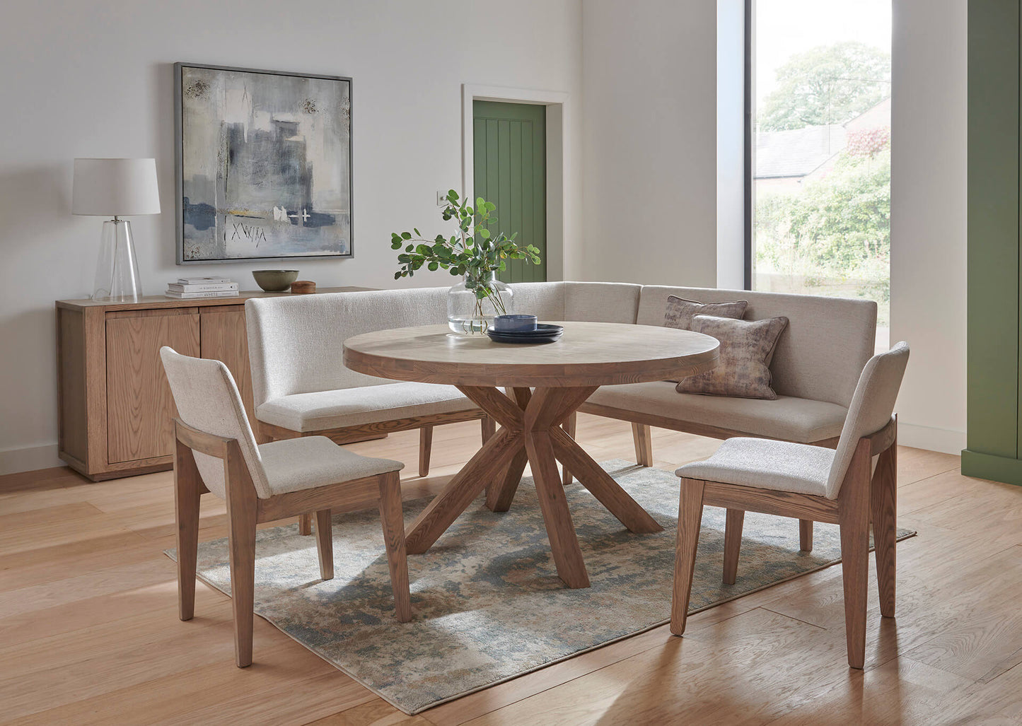 Falun Dining Table Round - Oak