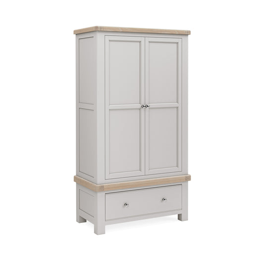 Salcombe Double Wardrobe - Stone