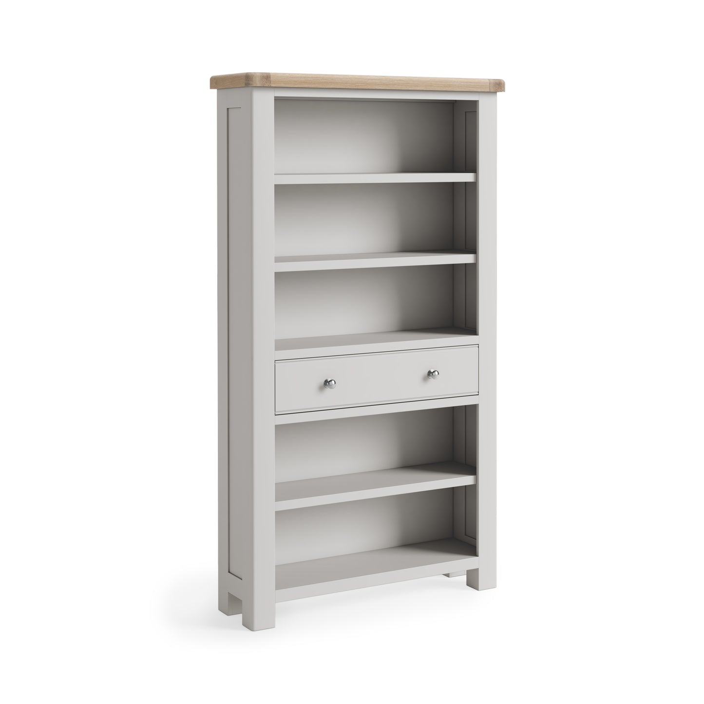 Salcombe Large Bookcase - Stone