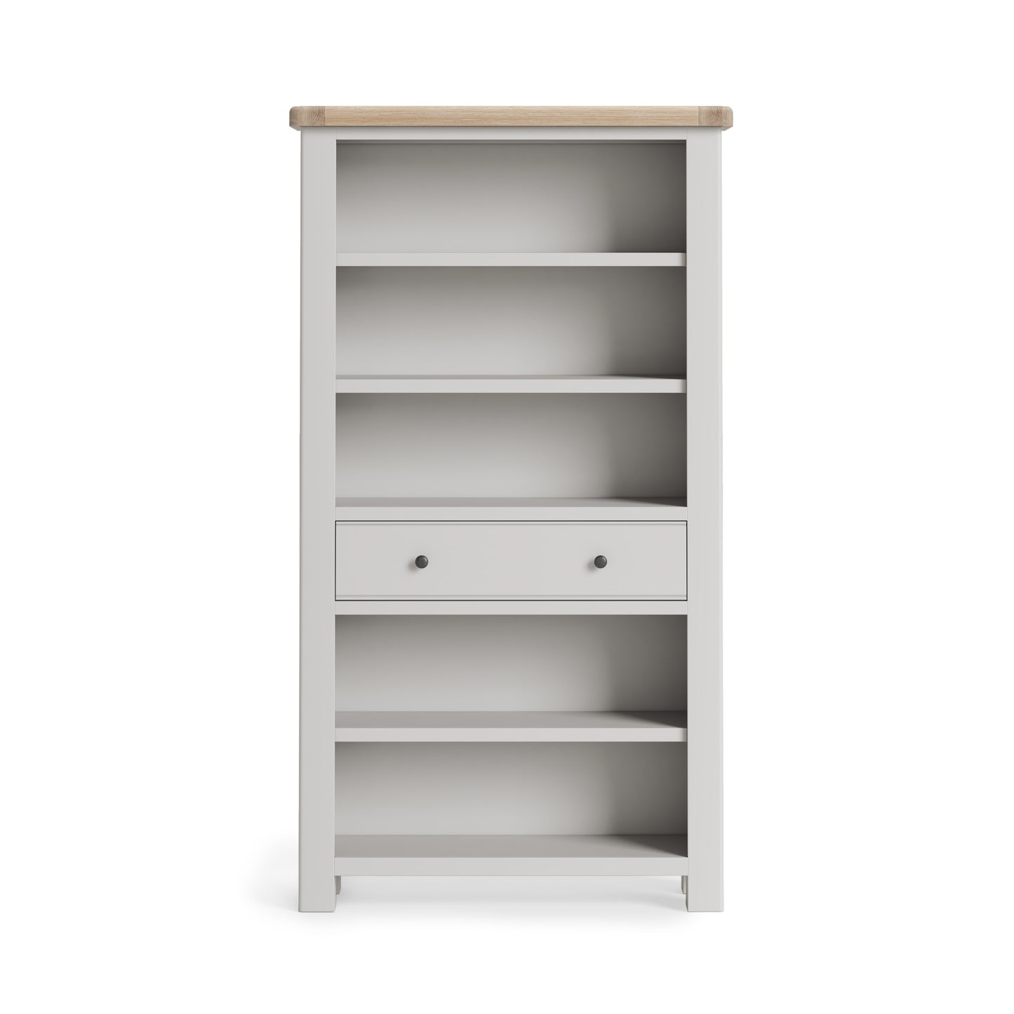 Salcombe Large Bookcase - Stone