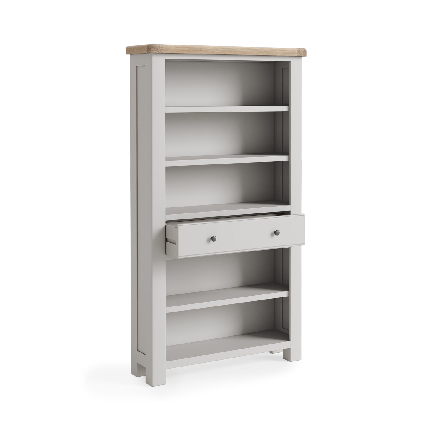 Salcombe Large Bookcase - Stone