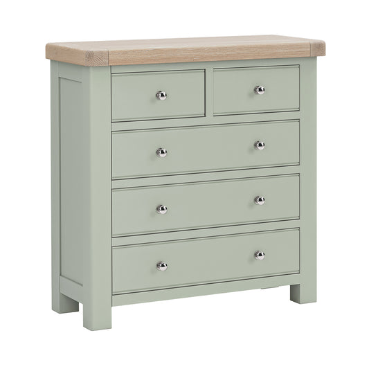 Salcombe 2 Over 3 Chest - Sage