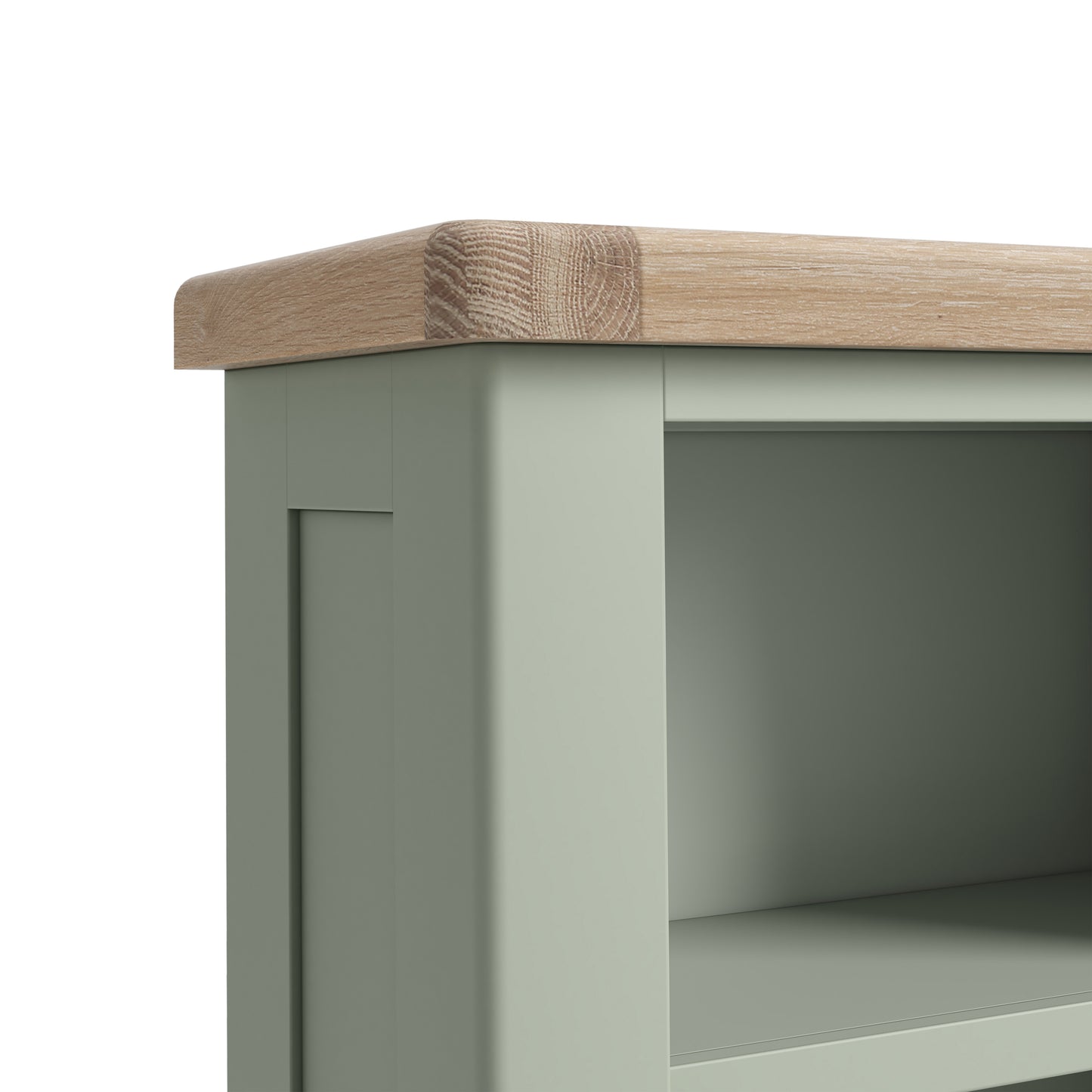 Salcombe Slim Bookcase - Sage