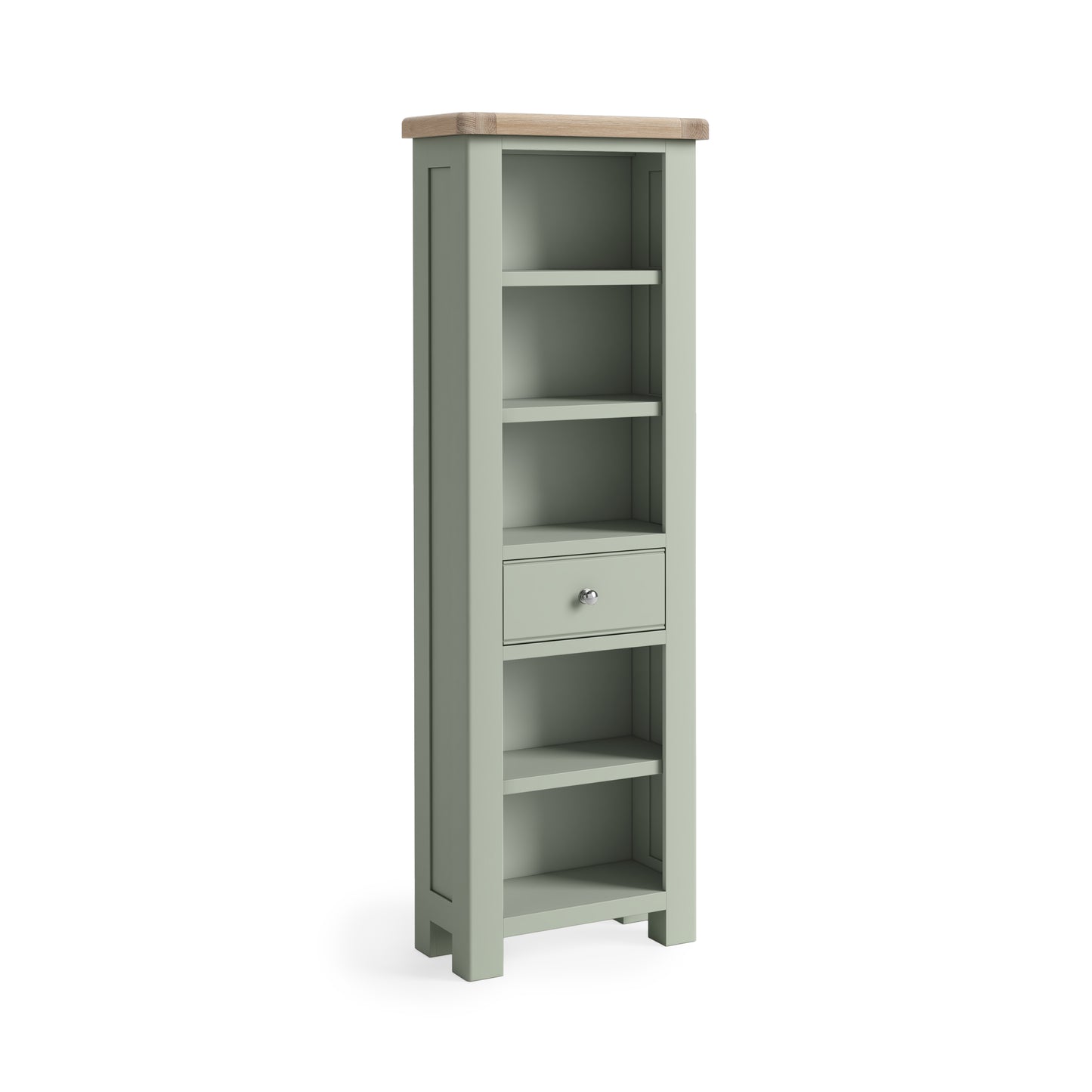 Salcombe Slim Bookcase - Sage