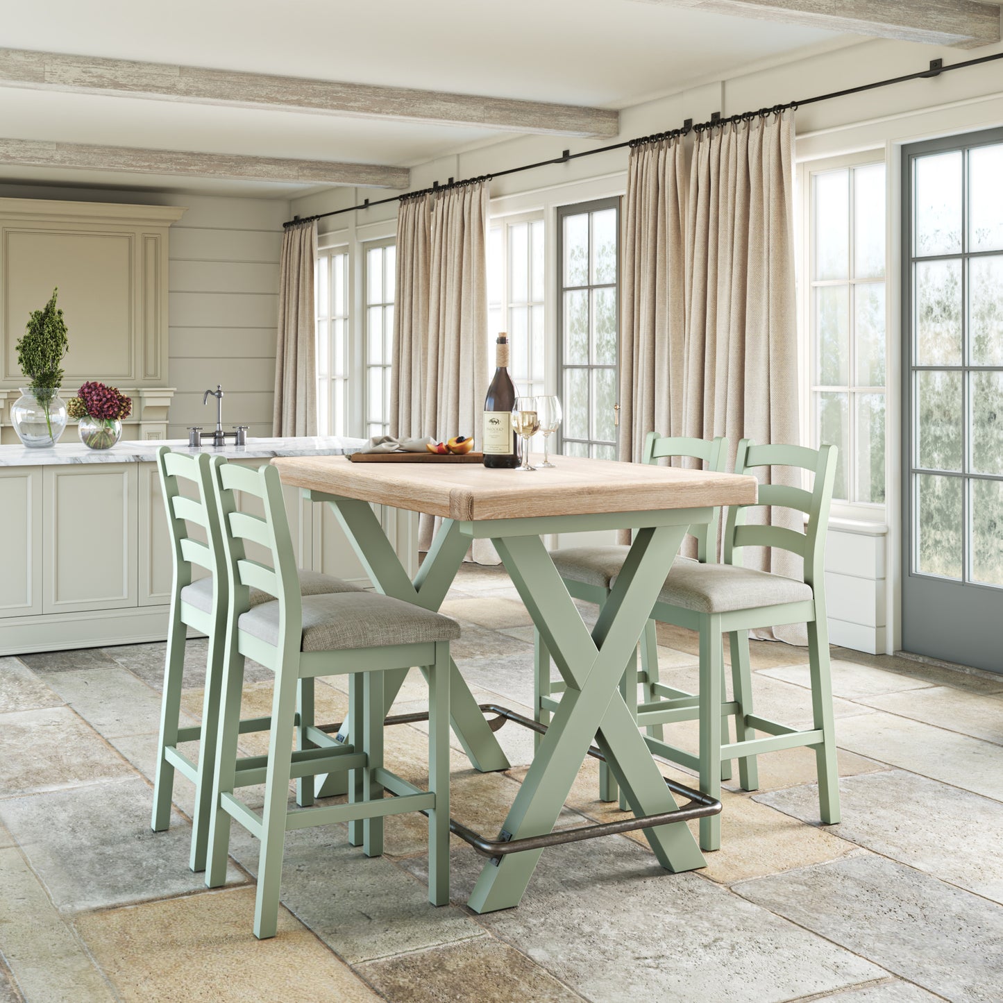 Salcombe Bar Table - Sage