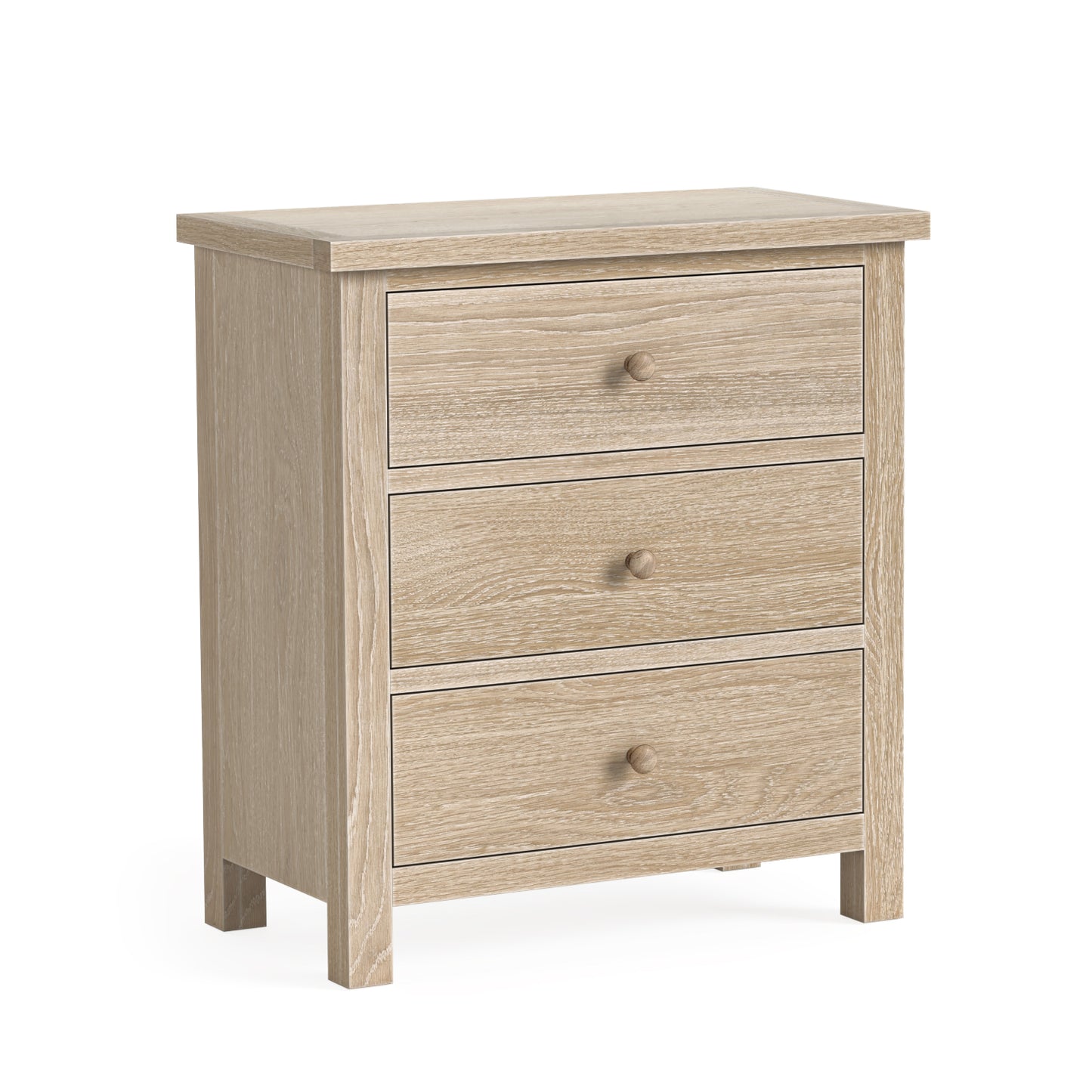 Modern Country 3 DRWR Chest - Oak