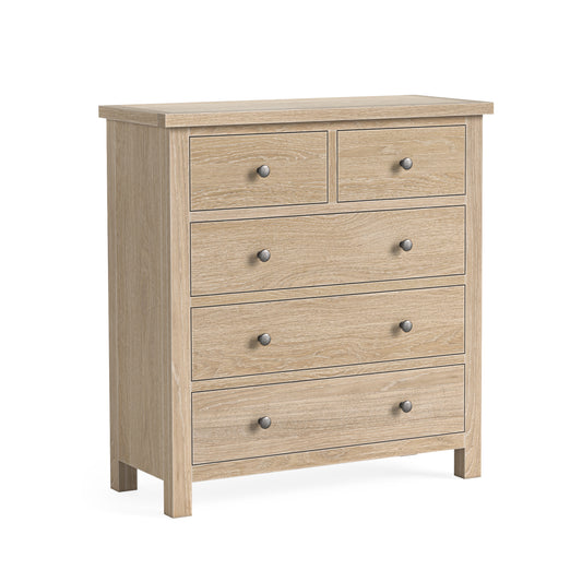 Modern Country 2/3 Chest - Oak