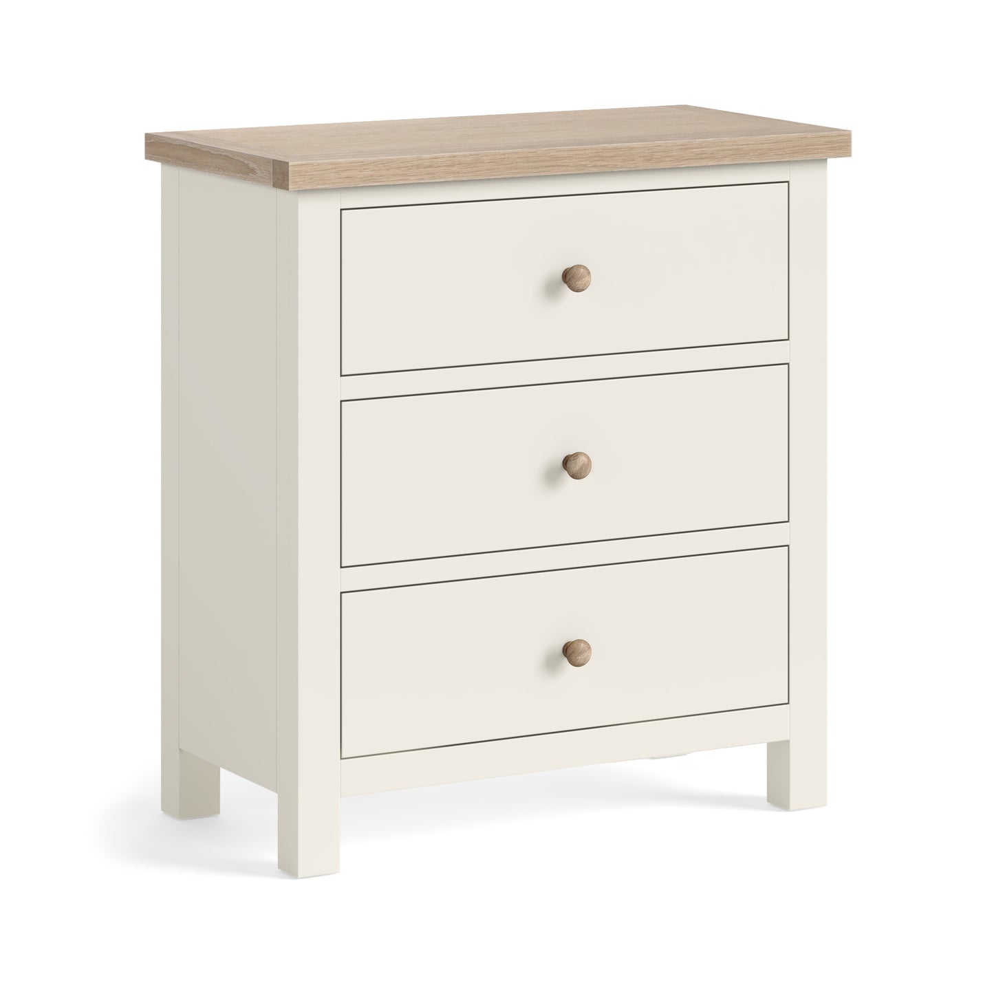 Modern Country 3 DRWR Chest - Coconut