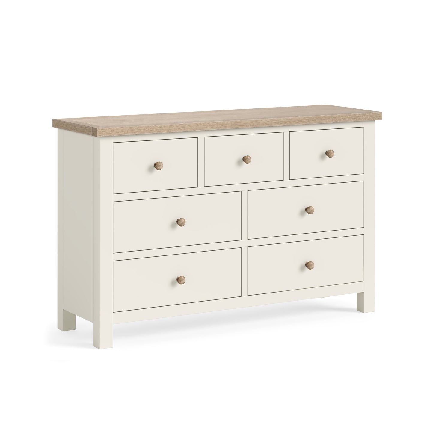 Modern Country 3/4 Wide Chest - Coconut