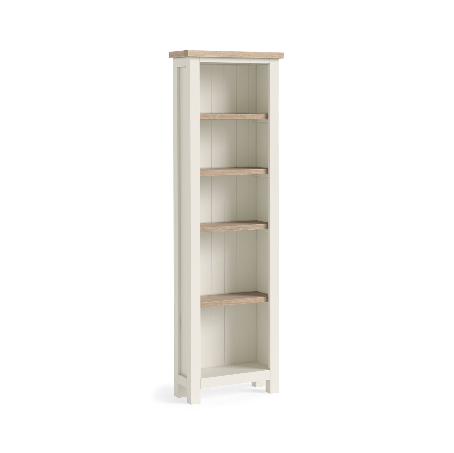 Modern Country Slim Bookcase - Coconut