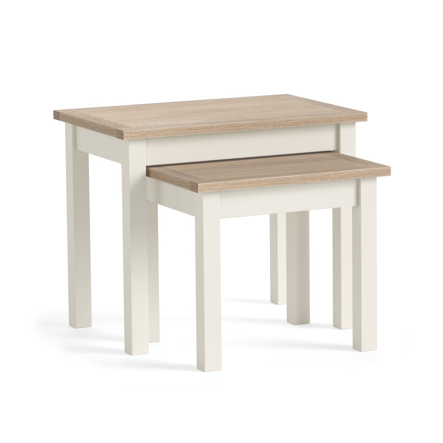 Modern Country Nest of Tables - Coconut