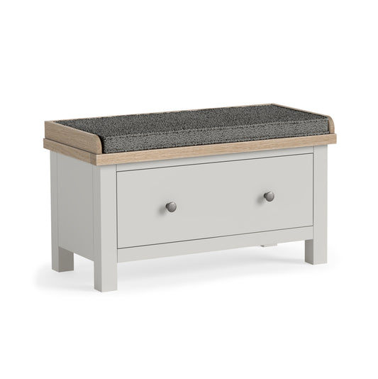 Modern Country Hallway Bench - Grey