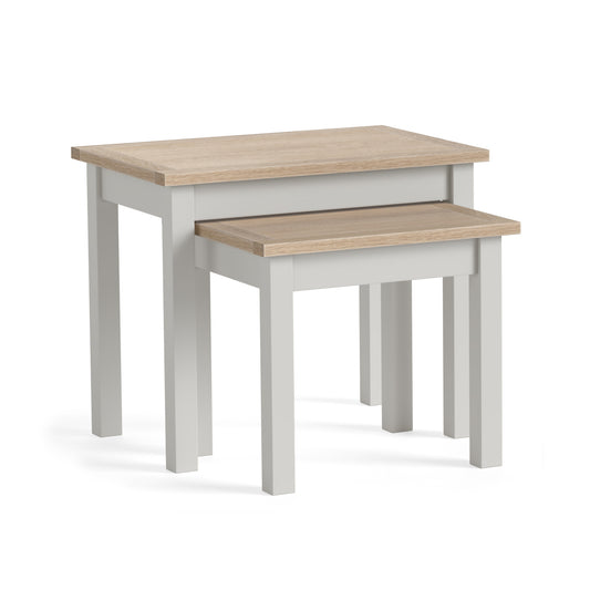 Modern Country Nest of Tables - Grey