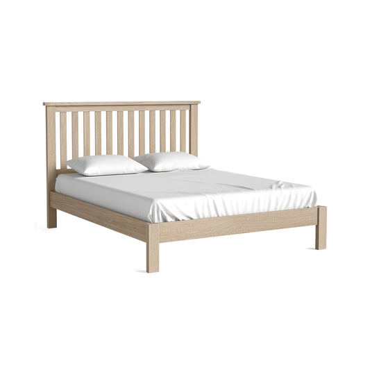 Modern Country 4'6 & 5' Beds - Oak