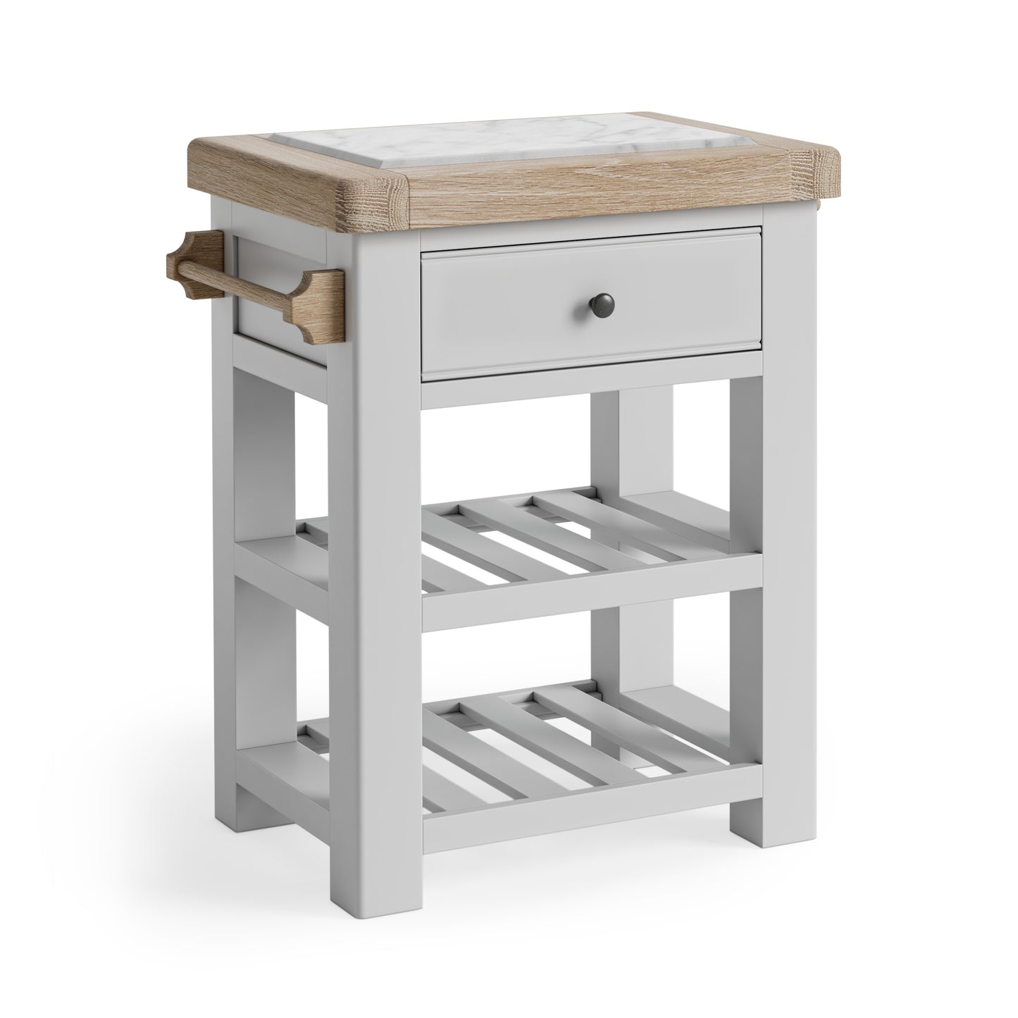 Salcombe Small Kitchen Island - Stone