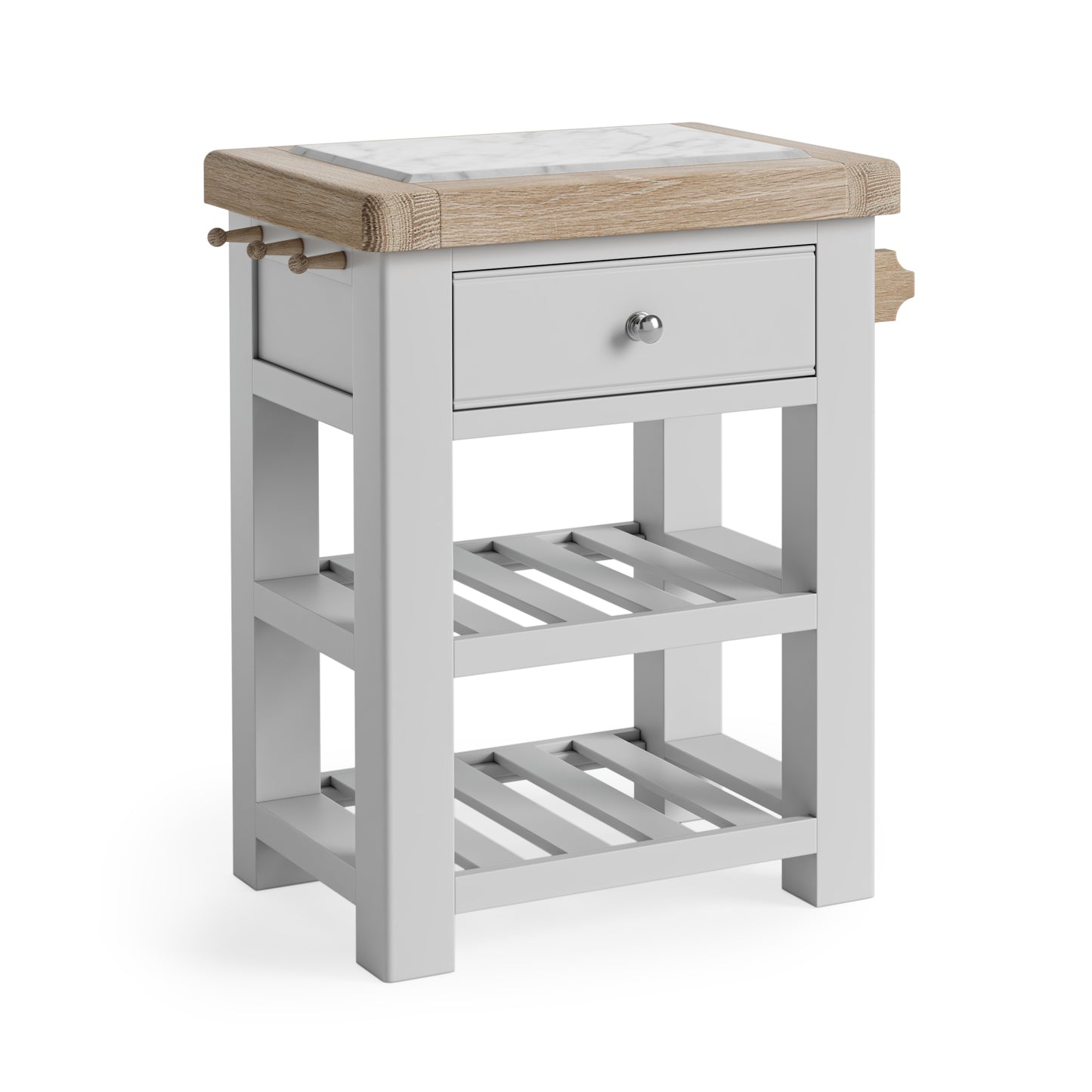 Salcombe Small Kitchen Island - Stone