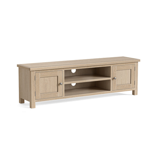 Modern Country Extra Large TV Unit - Oak