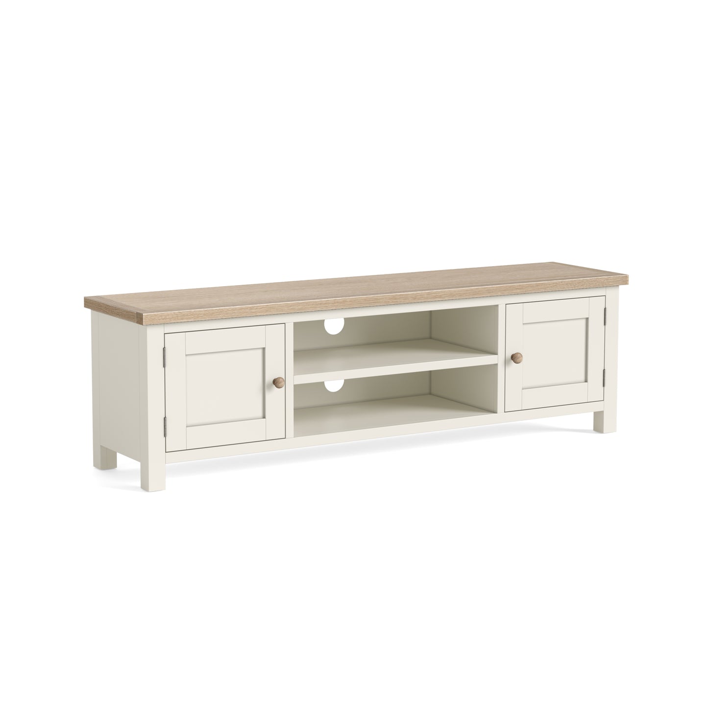 Modern Country Extra Large TV Unit - Coconut