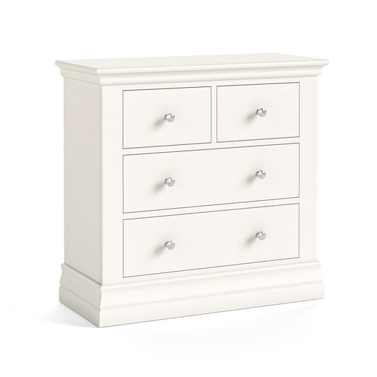 Burgundy 2 Over 2 Chest - Coconut