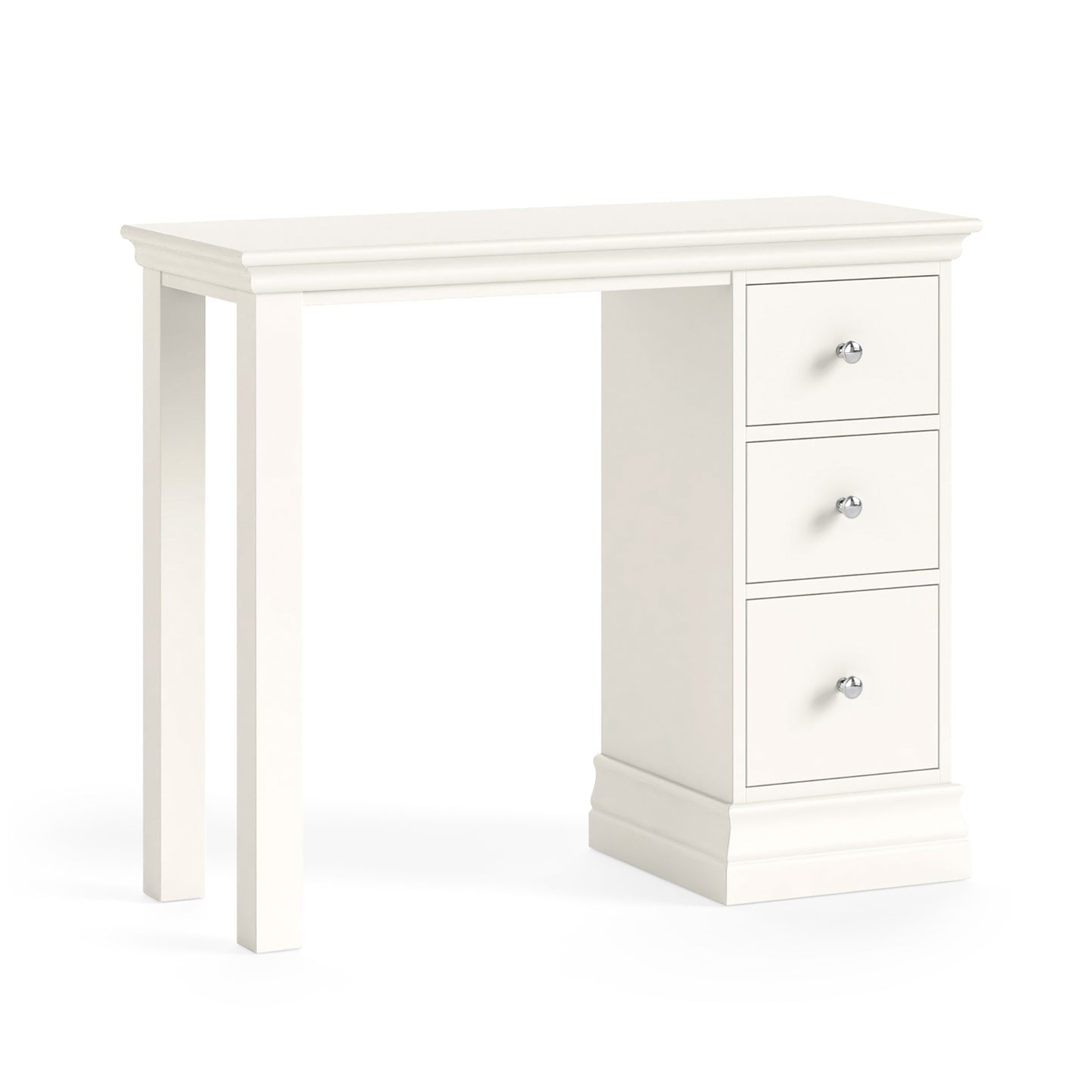Burgundy Single Pedestal Dressing Table - Coconut