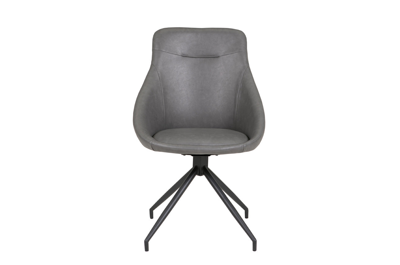 Hendrix Swivel Dining Chair GREY