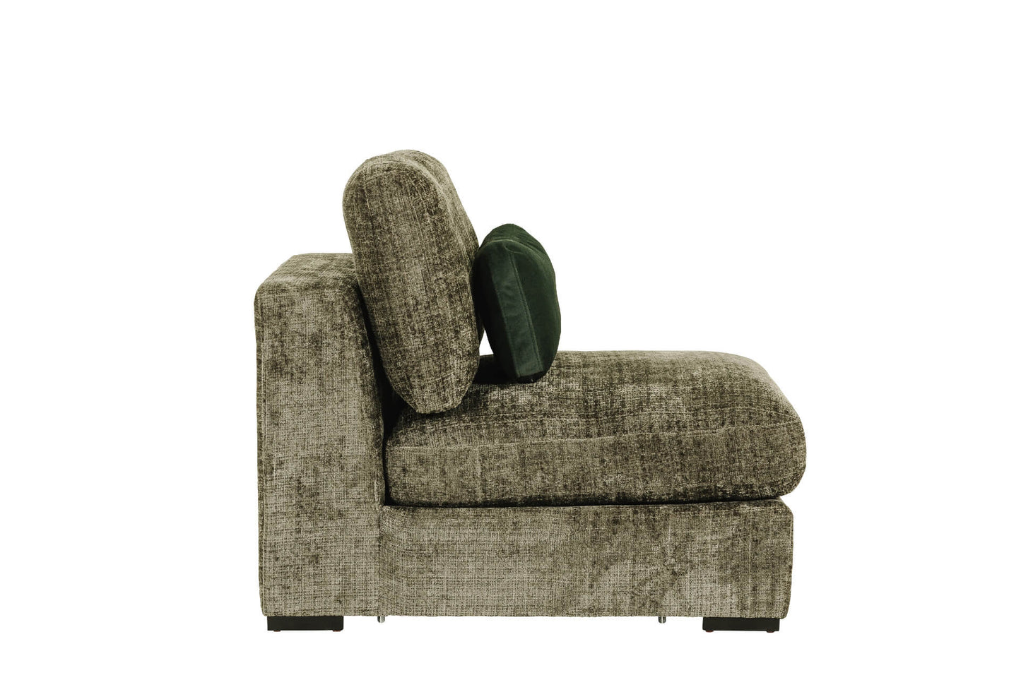 Stacey Armless Sectional - Green