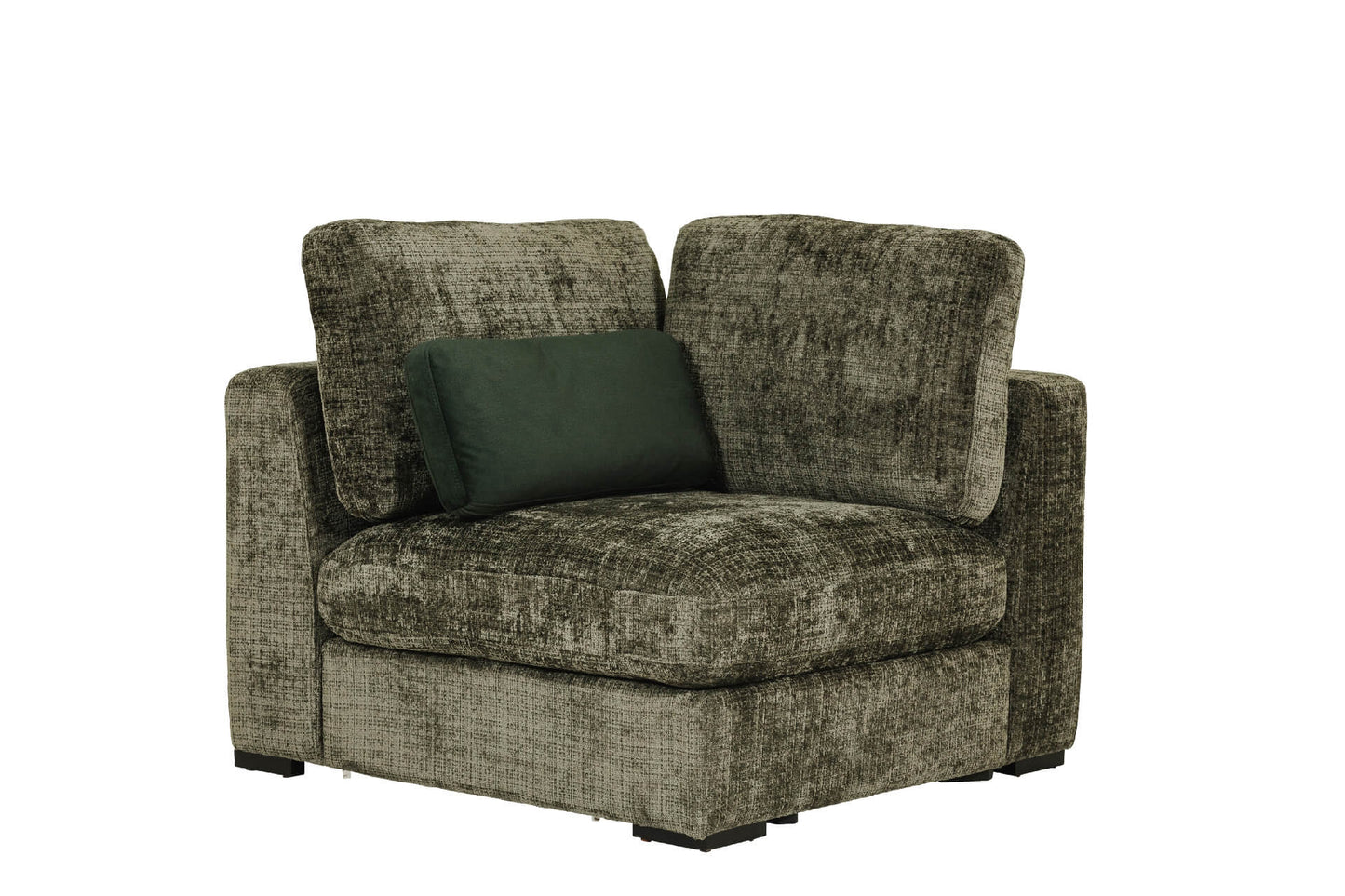 Stacey 5 Piece Corner Sofa - Green