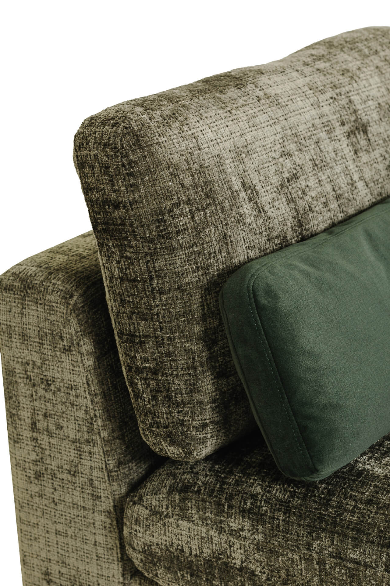 Stacey Corner Arm Sectional - Green