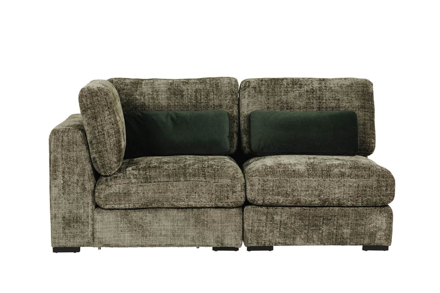 Stacey Corner Arm Sectional - Green