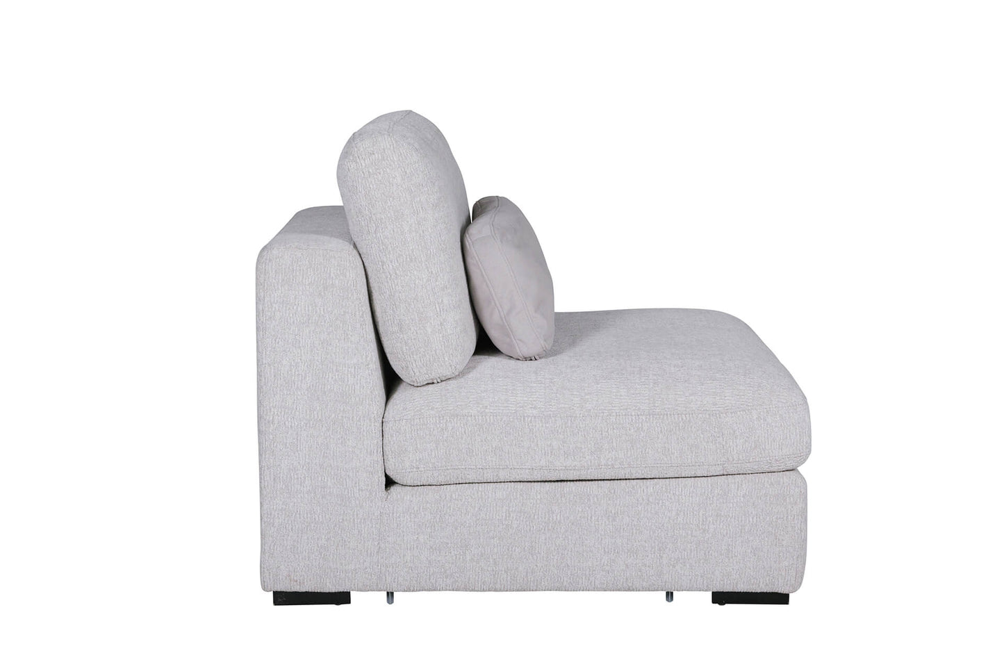 Humphrey Armless Sectional - Light Grey