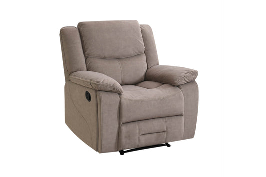 Klayton 1 Seater Manual Recliner - Khaki