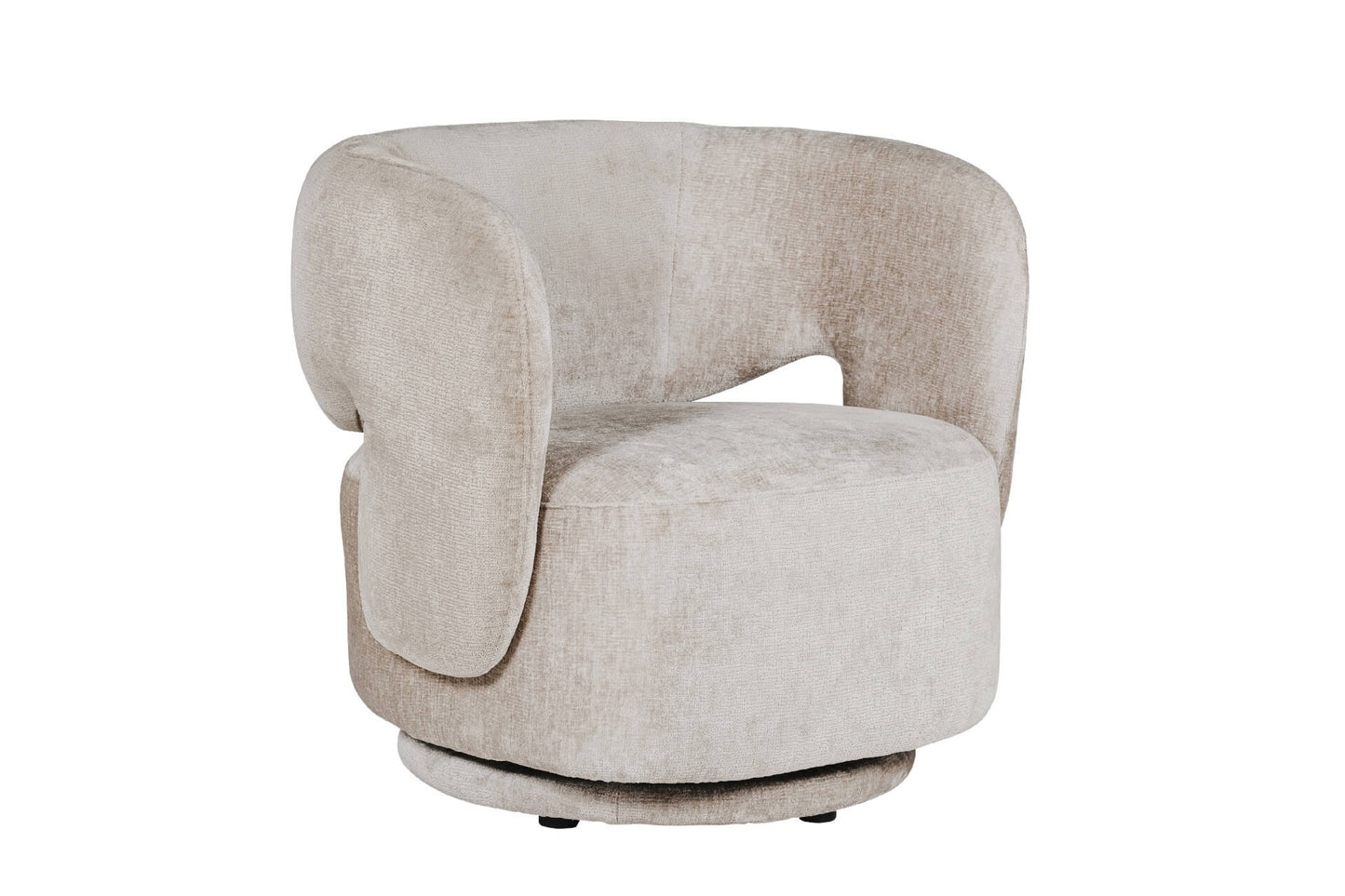 Koa Swivel Accent Chair - Mink