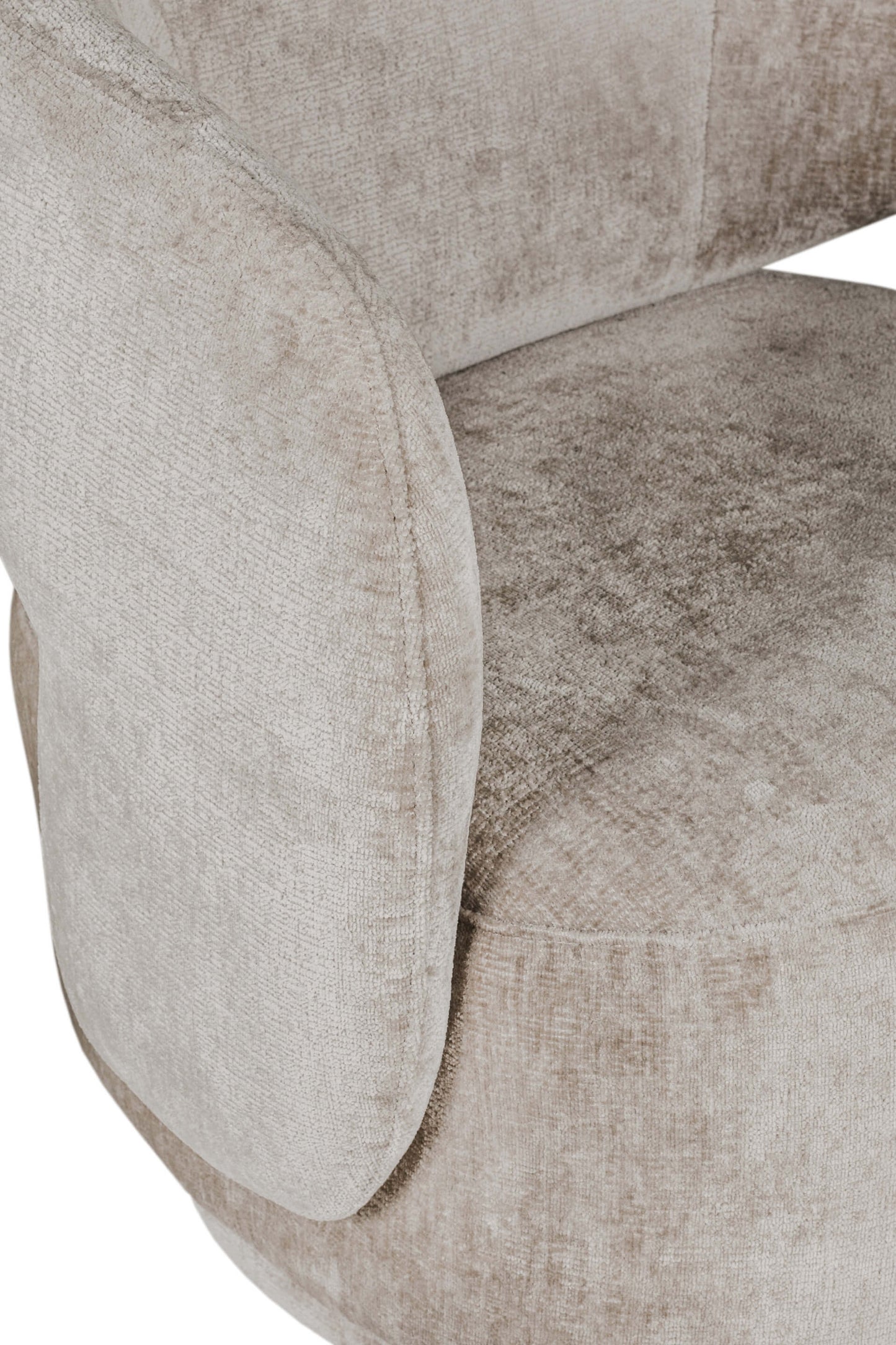 Koa Swivel Accent Chair - Mink