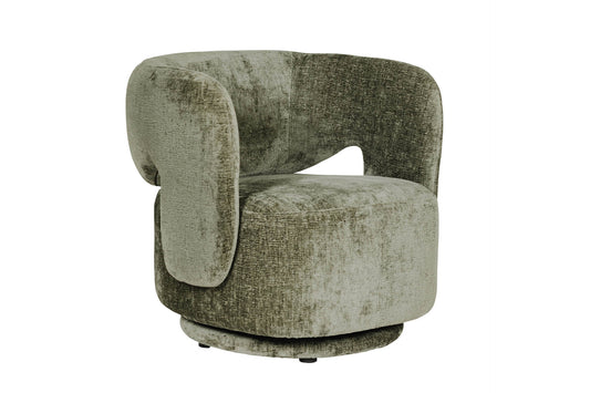 Koa Swivel Accent Chair - Olive