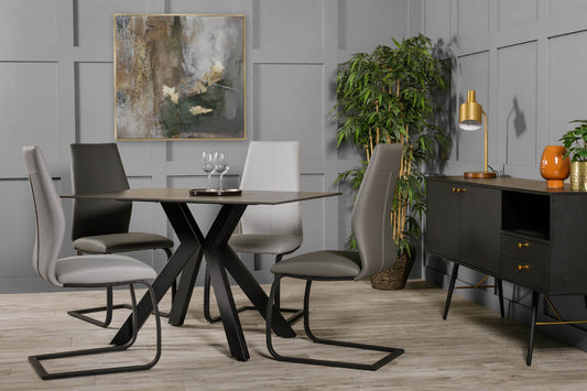 Kya 1200 Dining Table - Black