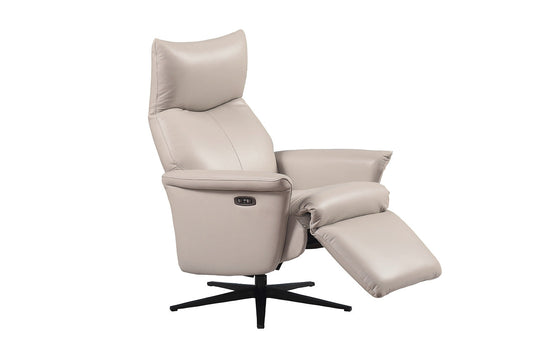 Leandro Electric Reclining Chair - Cashmere