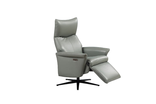 Leandro Electric Reclining Chair - Steel