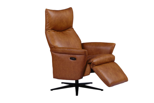 Leandro Electric Reclining Chair - Tan
