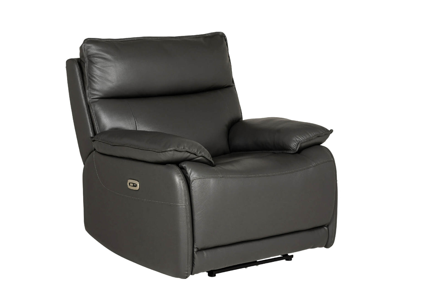 Lugo 1 Seater Electric Recliner - Dark Grey