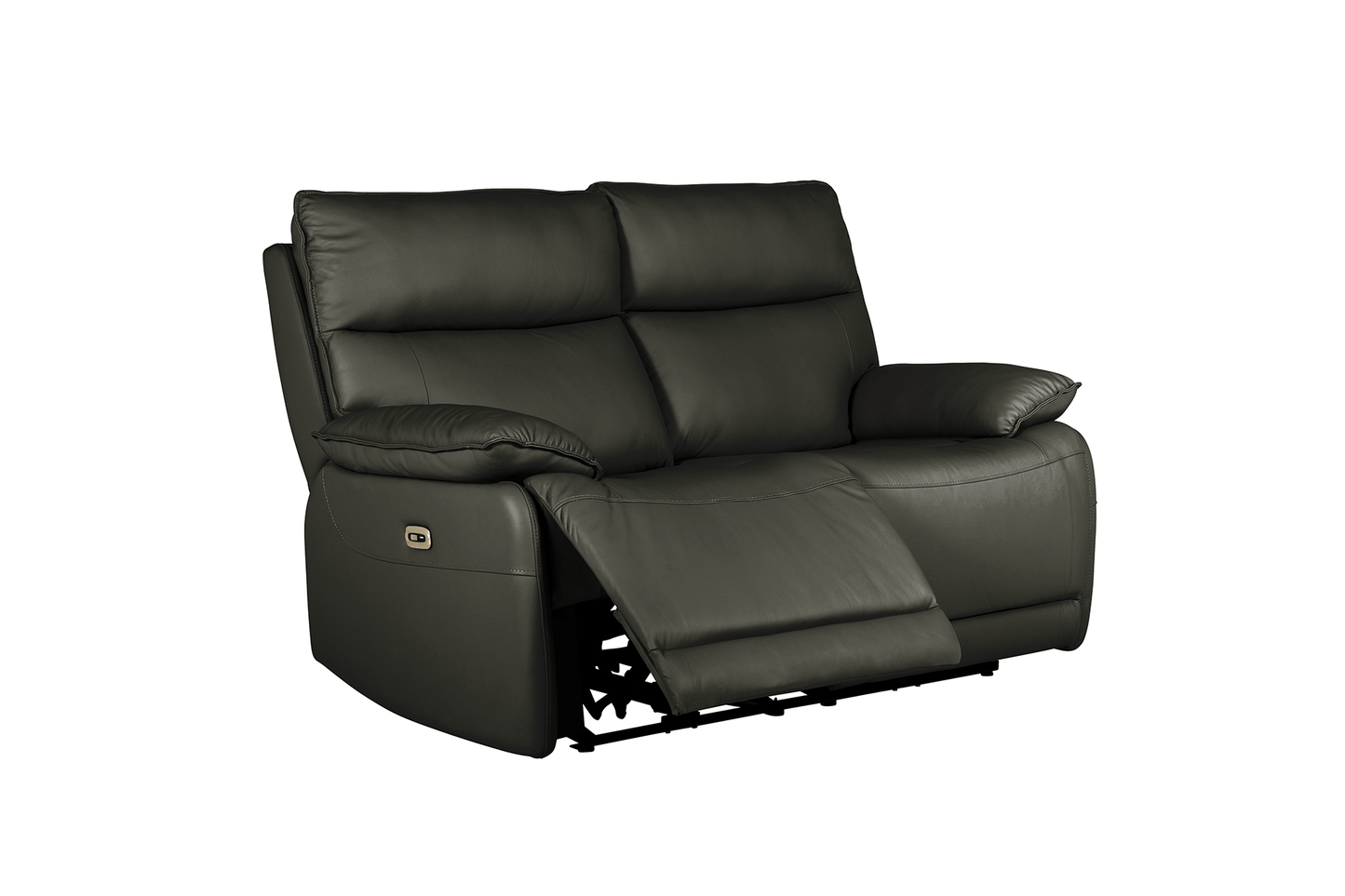 Lugo 2 Seater Electric Recliner - Dark Grey