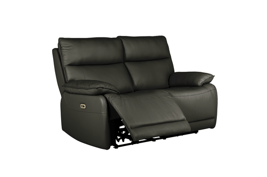 Lugo 2 Seater Electric Recliner - Dark Grey