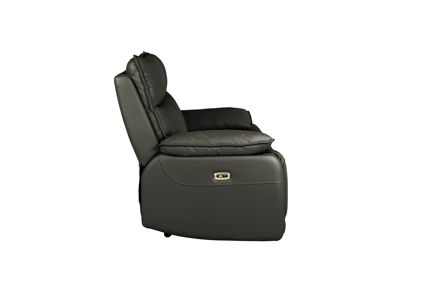 Lugo 2 Seater Electric Recliner - Dark Grey