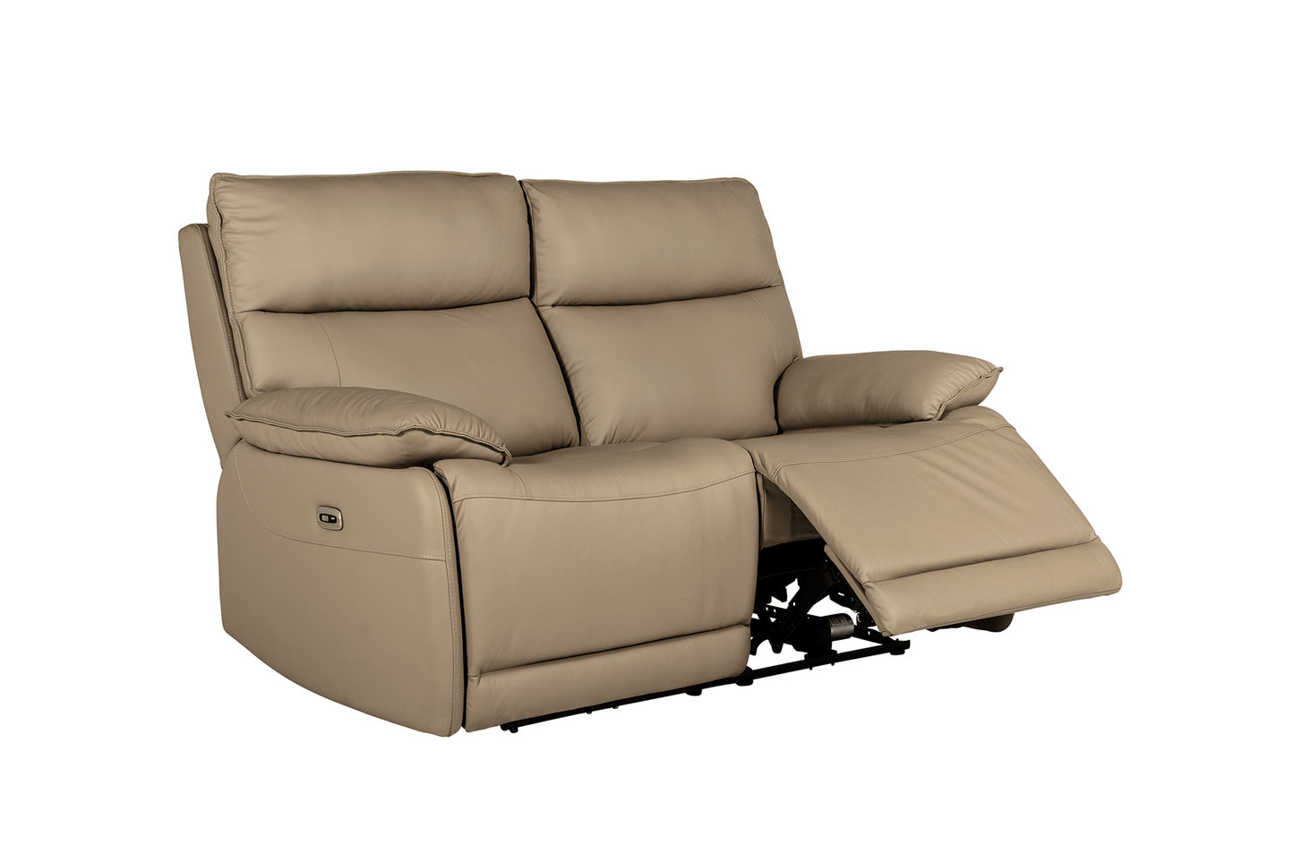 Lugo 2 Seater Electric Recliner - Latte