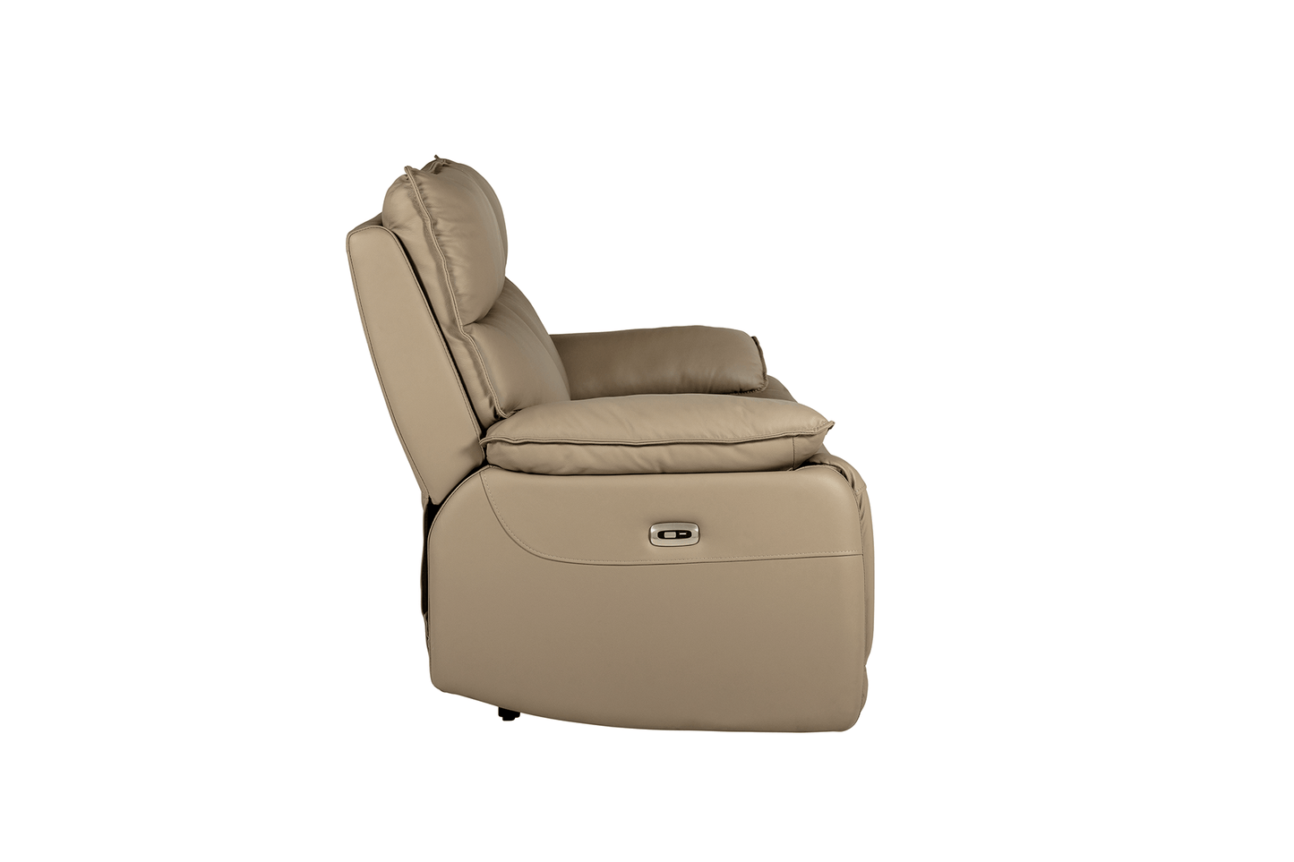 Lugo 2 Seater Electric Recliner - Latte