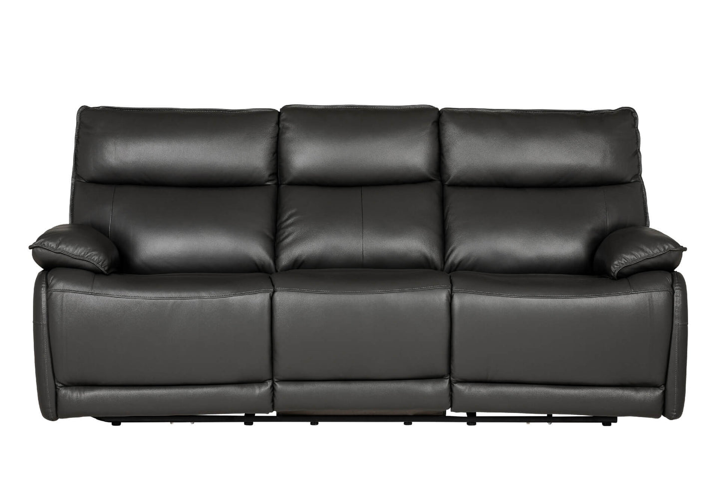 Lugo 3 Seater Fixed - Dark Grey